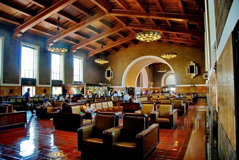 Los Angeles Union Station Waiting Room image. Click for full size.