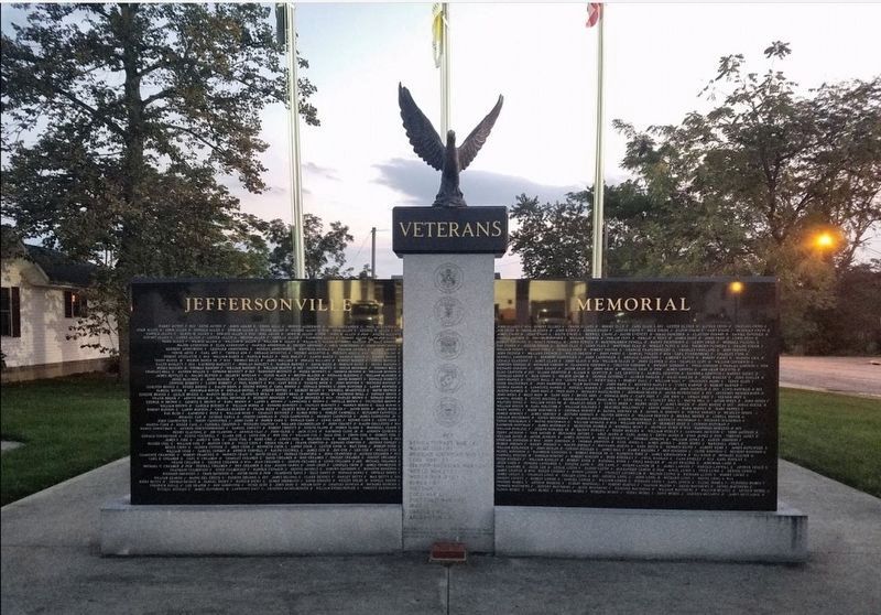 Jeffersonville Veterans Memorial image. Click for full size.
