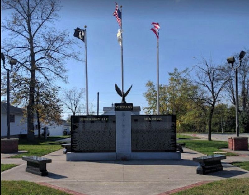 Jeffersonville Veterans Memorial image. Click for full size.
