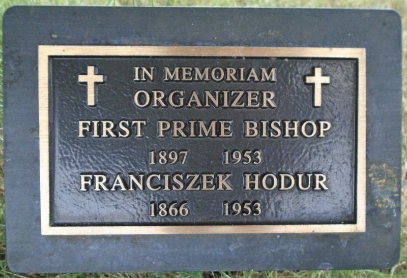 Prime Bishop Franciszek Hodur Marker image. Click for full size.