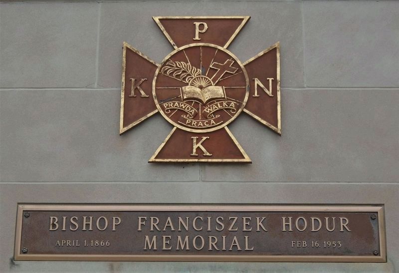 Prime Bishop Franciszek Hodur Memorial Mausoleum Detail image. Click for full size.