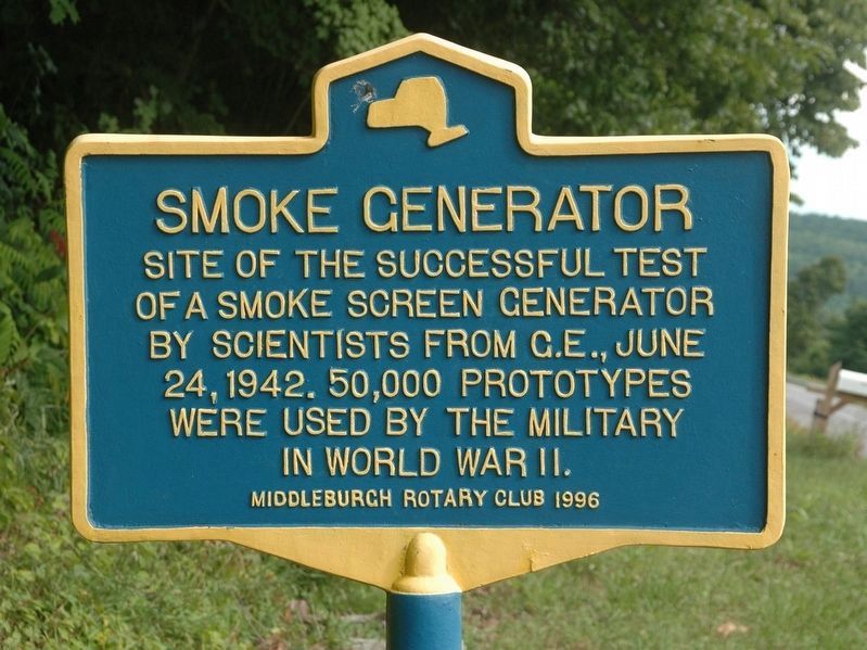 Smoke Generator Marker. Click for full size. Smoke Generator Marker image. Click for full size.