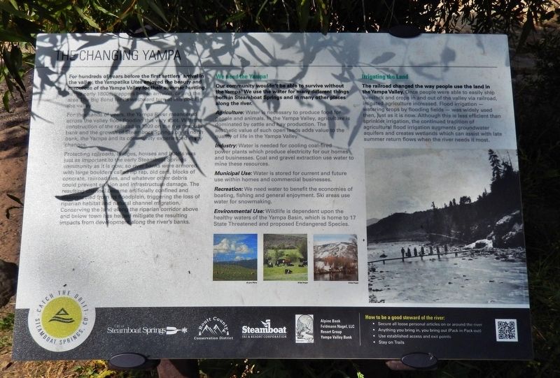 The Changing Yampa Marker image. Click for full size.