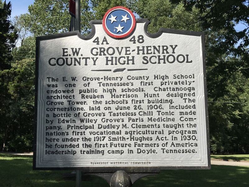 E.W. Grove-Henry County High School Marker. Click for full size. E.W. Grove-Henry County High School Marker image. Click for full size.
