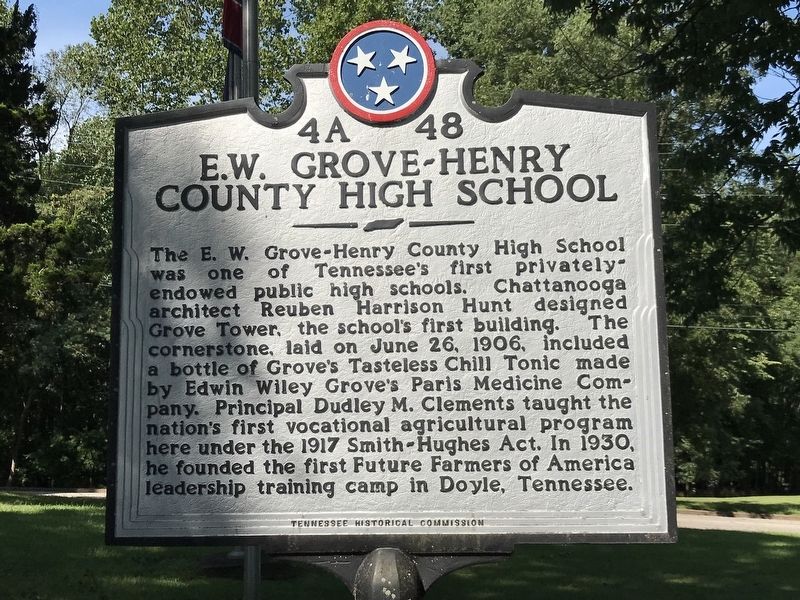 E.W. Grove-Henry County High School Marker image. Click for full size.
