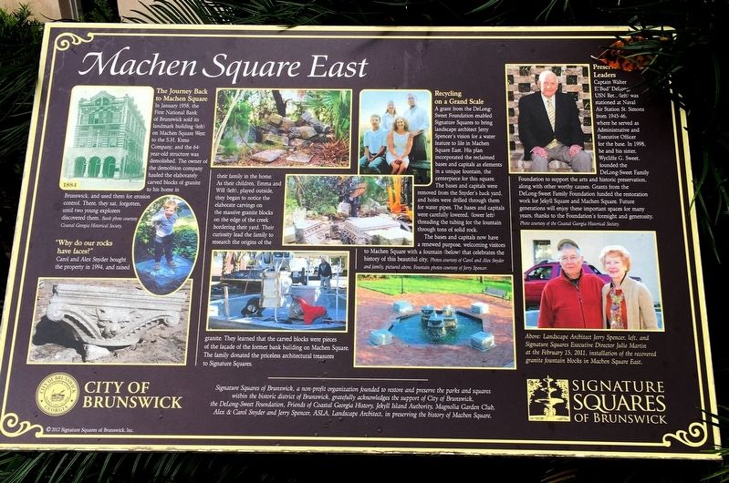 Machen Square East Marker image. Click for full size.