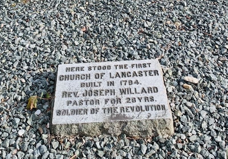 First Church of Lancaster Marker. Click for full size. First Church of Lancaster Marker image. Click for full size.