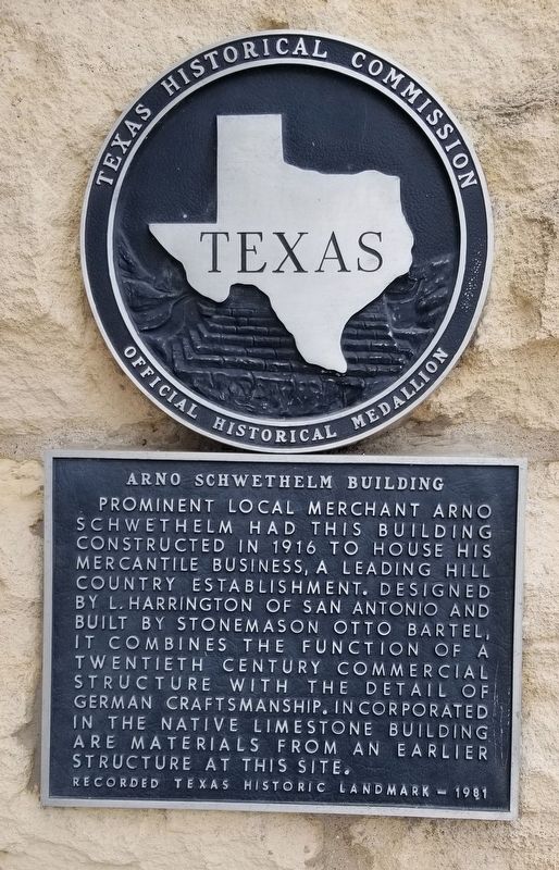Arno Schwethelm Building Marker image. Click for full size.