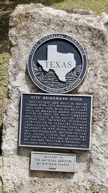 Otto Brinkman House Marker image. Click for full size.