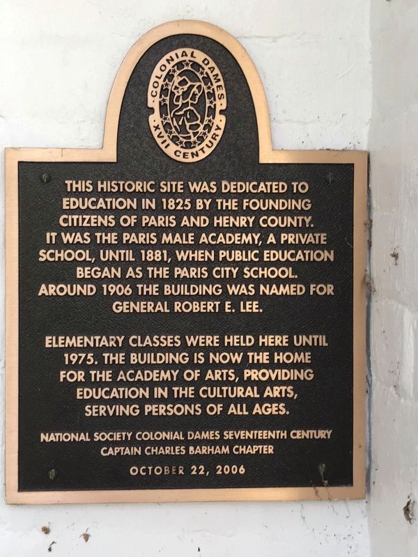 Robert E. Lee School Marker. Click for full size. Robert E. Lee School Marker image. Click for full size.