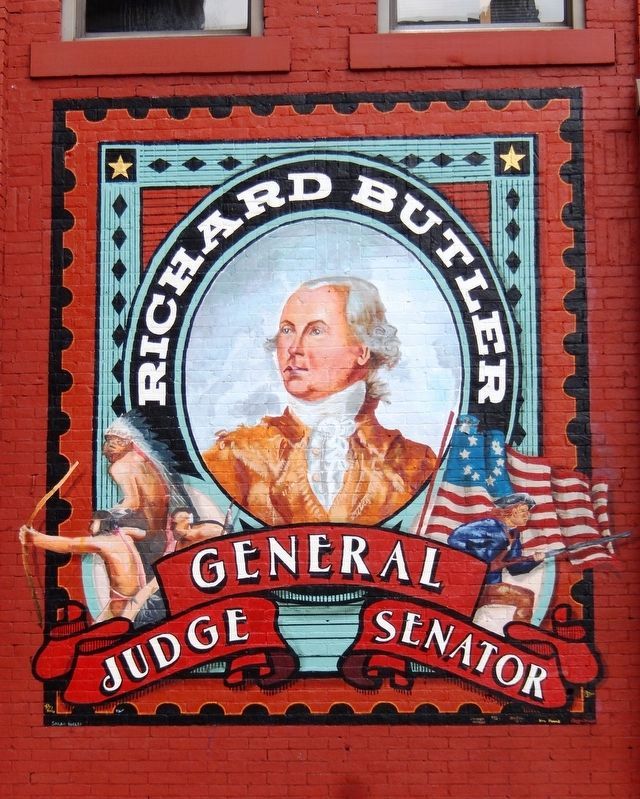 General Richard Butler Mural image. Click for full size.