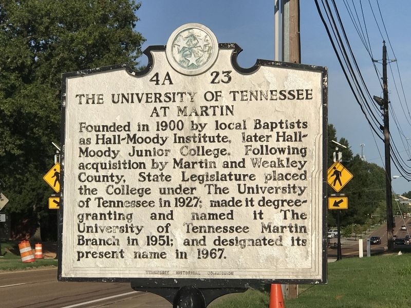 The University of Tennessee at Martin Marker image. Click for full size.