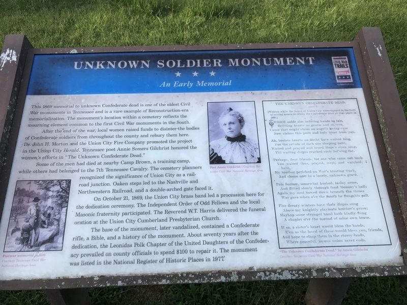 Unknown Soldier Monument image. Click for full size.