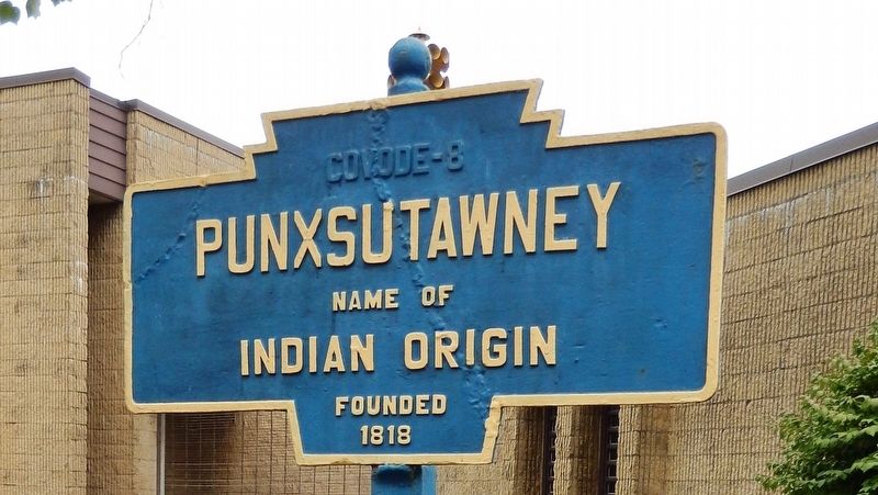 Punxsutawney Marker image. Click for full size.