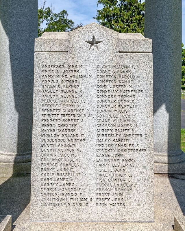Old Tennent Soldiers and Sailors World War Monument image. Click for full size.