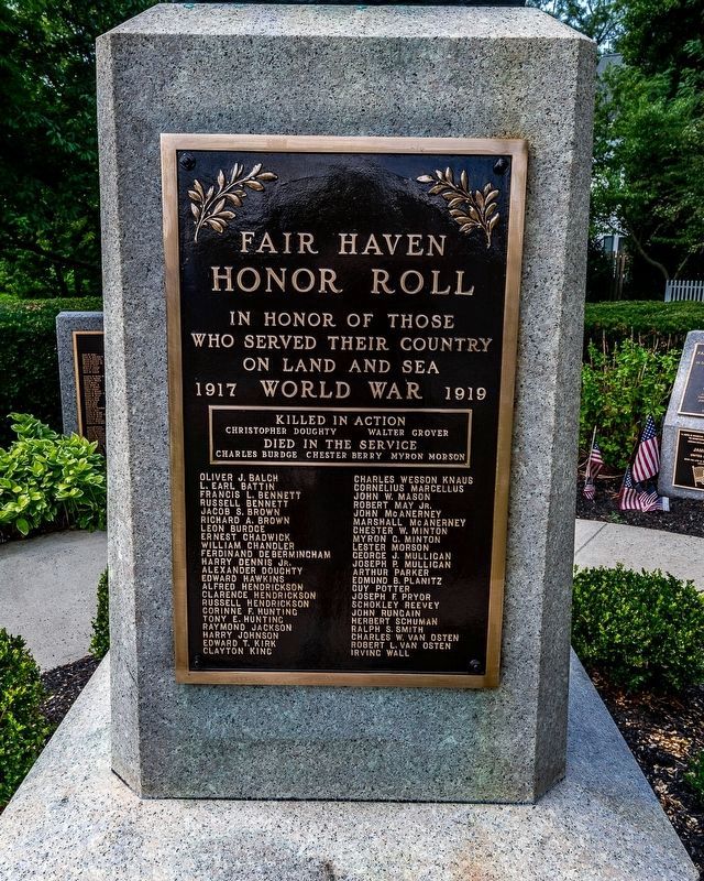 Fair Haven Honor Roll image. Click for full size.