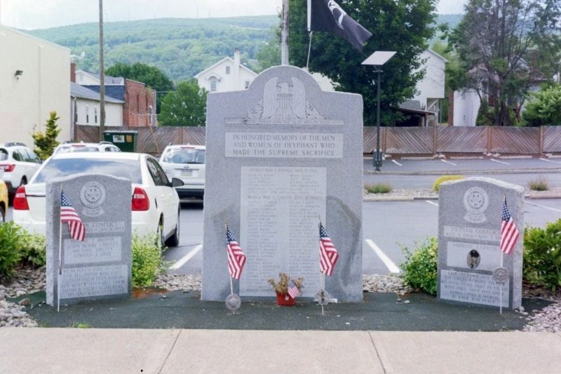 Olyphant War Memorial. Click for full size. Olyphant War Memorial image. Click for full size.