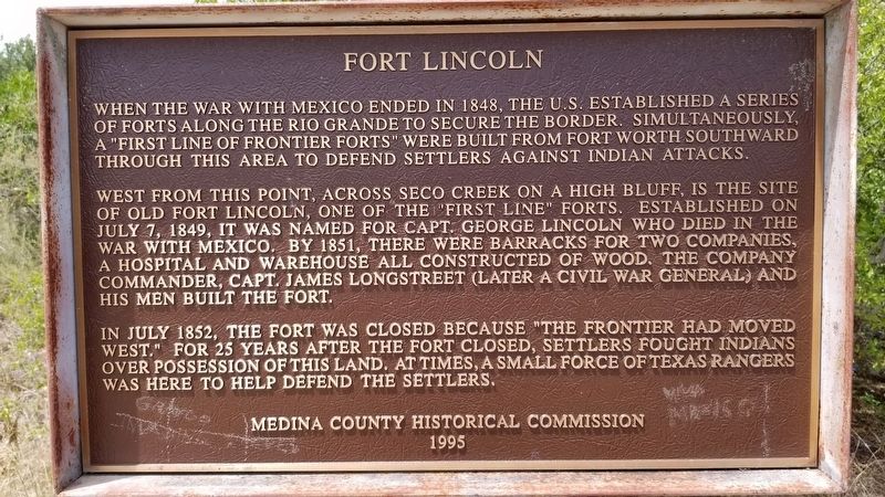 Fort Lincoln Marker image. Click for full size.