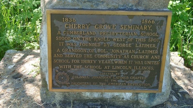 Cherry Grove Seminary Marker image. Click for full size.