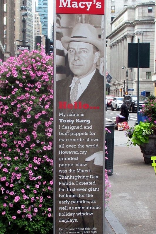 Macy�s Marker detail image. Click for full size.