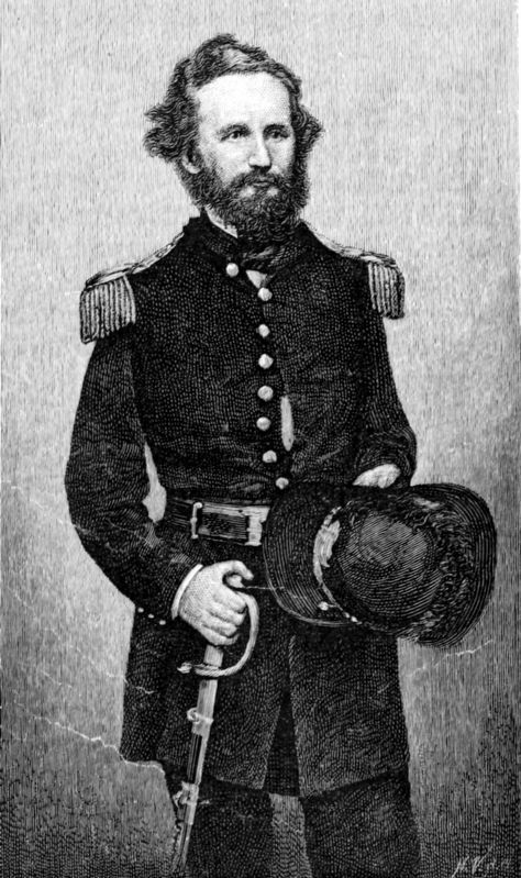Nathaniel Lyon,<br>Brigadier General, U.S.A. image. Click for full size.