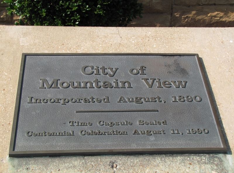 City of Mountain View Marker image. Click for full size.