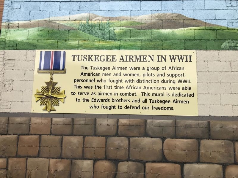 Tuskegee Airmen in WWII Marker image. Click for full size.
