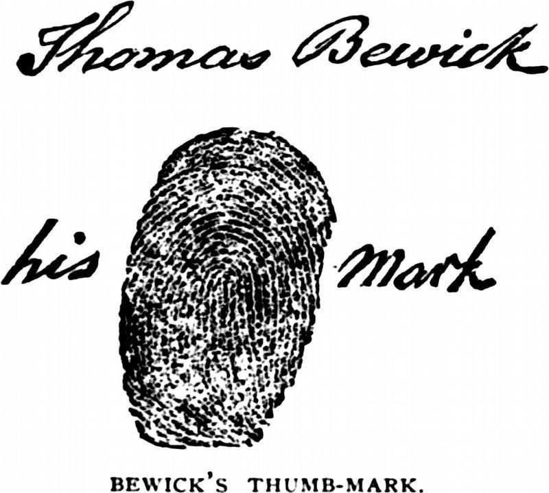 Thomas Bewick<br>his mark image. Click for full size.
