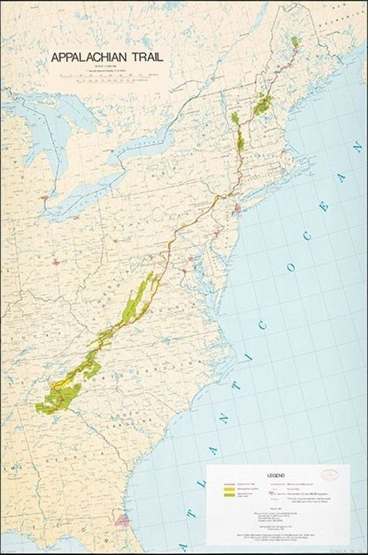 Appalachian Trail. Click for full size. Appalachian Trail image. Click for full size.