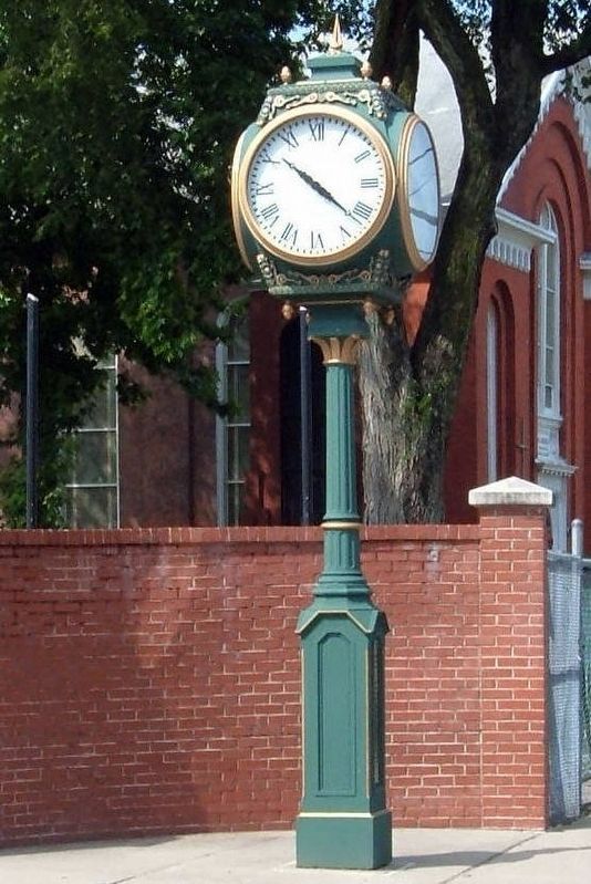 Tottenville September 11 Memorial Clock image. Click for full size.