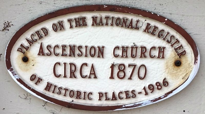 Ascension Church Marker image. Click for full size.