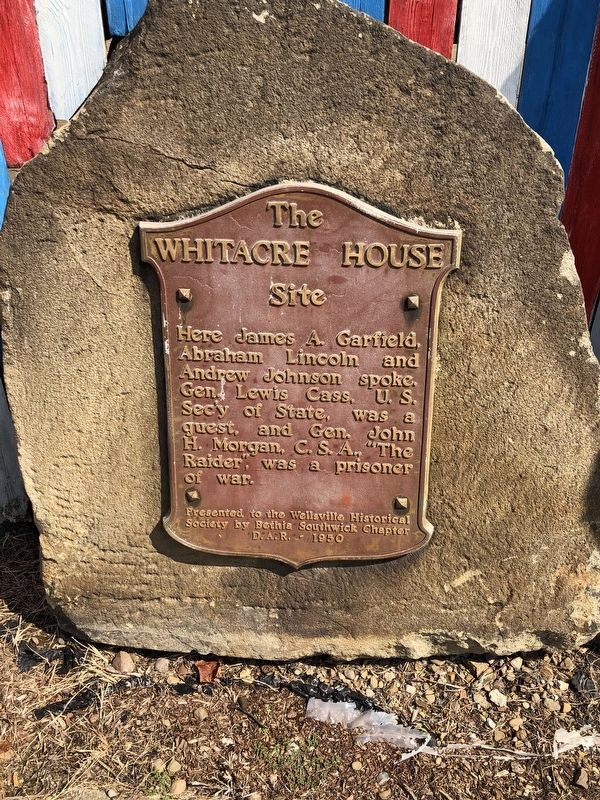 The Whitacre House Site Marker image. Click for full size.
