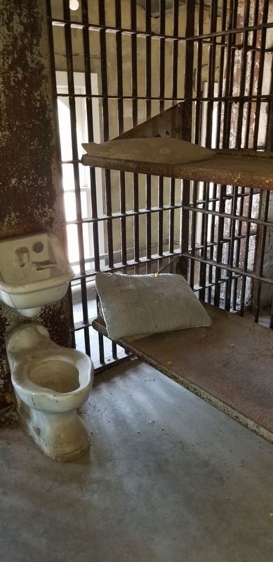 Cell in the old Caldwell County Jail. Click for full size. Cell in the old Caldwell County Jail image. Click for full size.