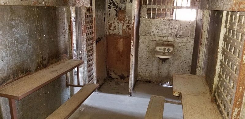 Prisoners' common area at the old Caldwell County Jail image. Click for full size.