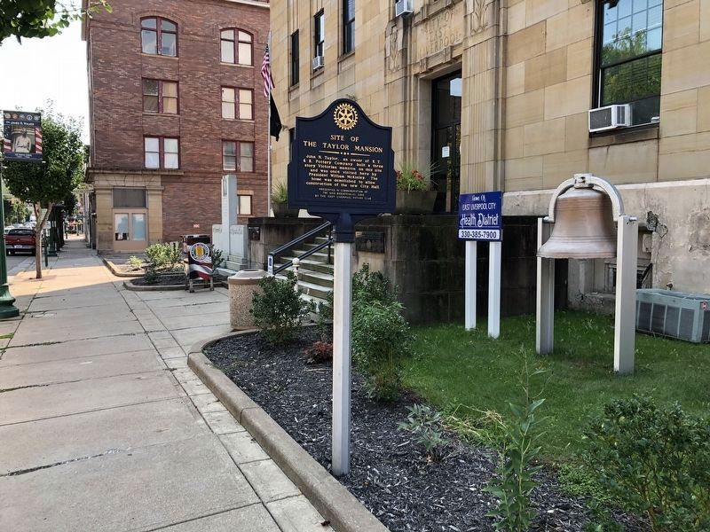 Site of The Taylor Mansion Marker image. Click for full size.