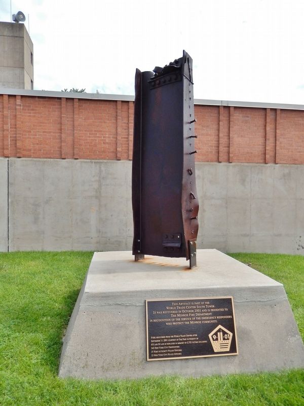 World Trade Center South Tower Monument image. Click for full size.