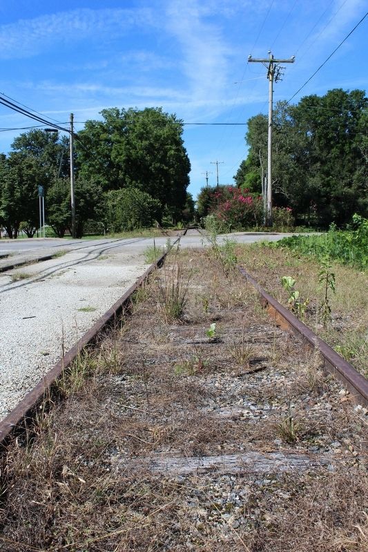 Tracks Behind Marker. Click for full size. Tracks Behind Marker image. Click for full size.