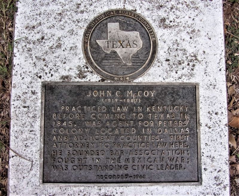 John C. McCoy Marker image. Click for full size.