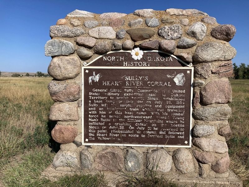 Sully’s Heart River Corral Marker image. Click for full size.