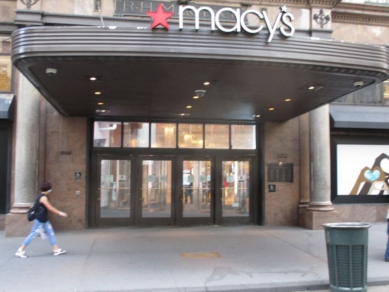 Macys plaque image. Click for full size.