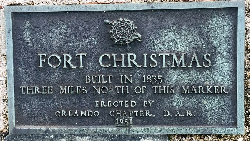 Fort Christmas Marker image. Click for full size.