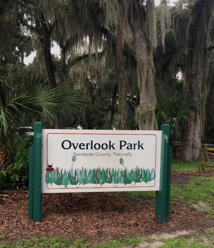 Overlook Park sign image. Click for full size.