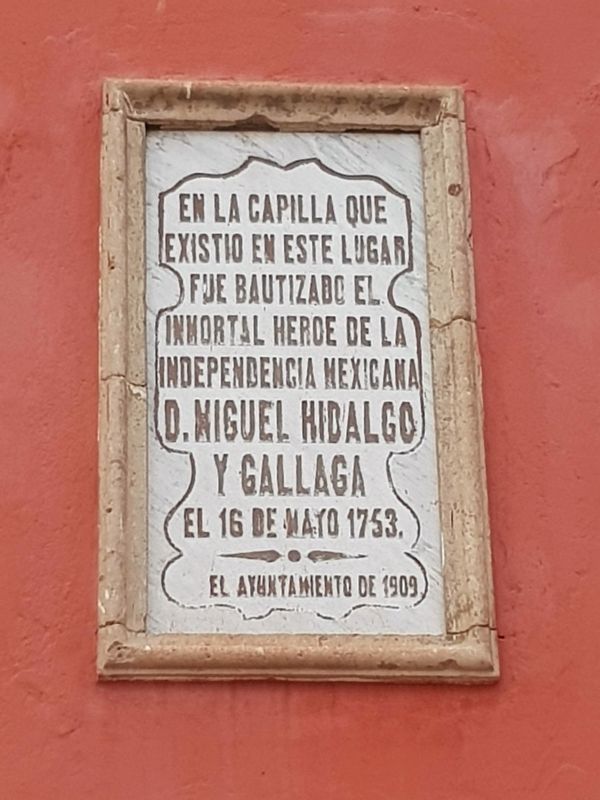 Baptism of Hidalgo Marker image. Click for full size.