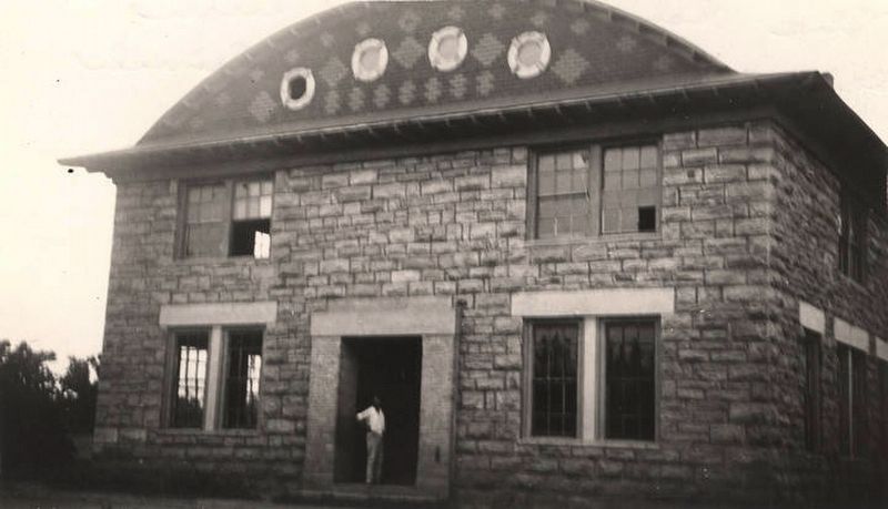 Flat Rock High School Marker image. Click for full size.
