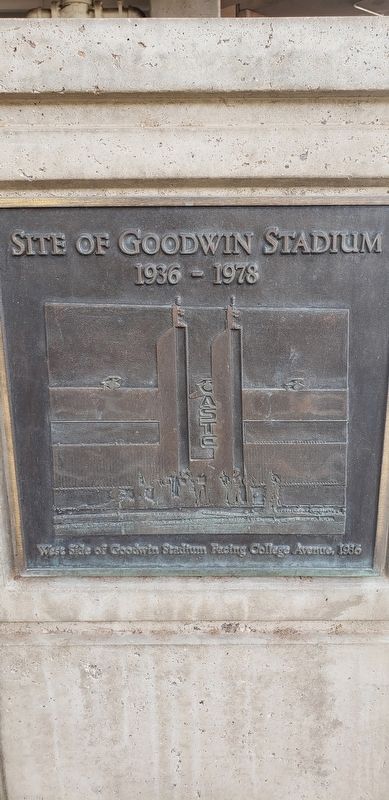 Site of Goodwin Stadium 1936-1978 Marker image. Click for full size.