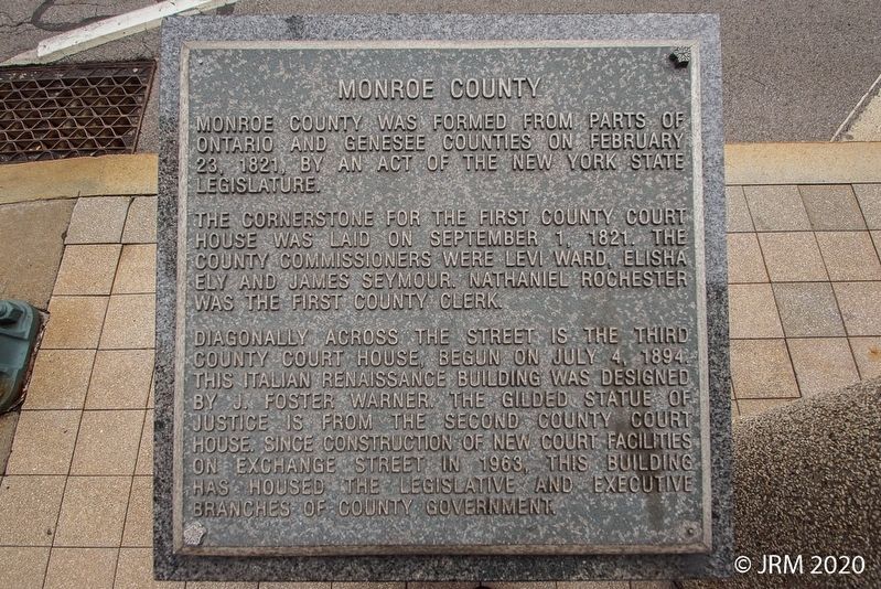 Monroe County Marker image. Click for full size.