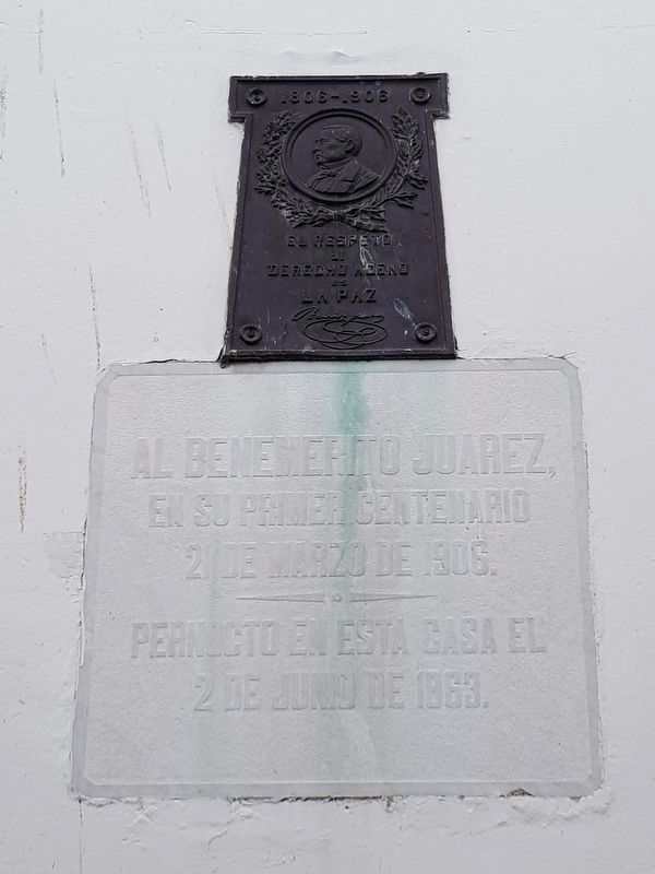 Ju�rez on June 2, 1863 Marker image. Click for full size.