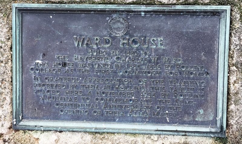 Ward House Marker image. Click for full size.
