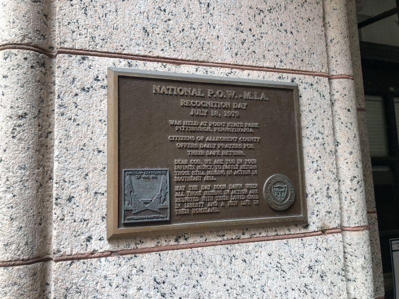 National P.O.W.-M.I.A. Recognition Day Marker. Click for full size. National P.O.W.-M.I.A. Recognition Day Marker image. Click for full size.
