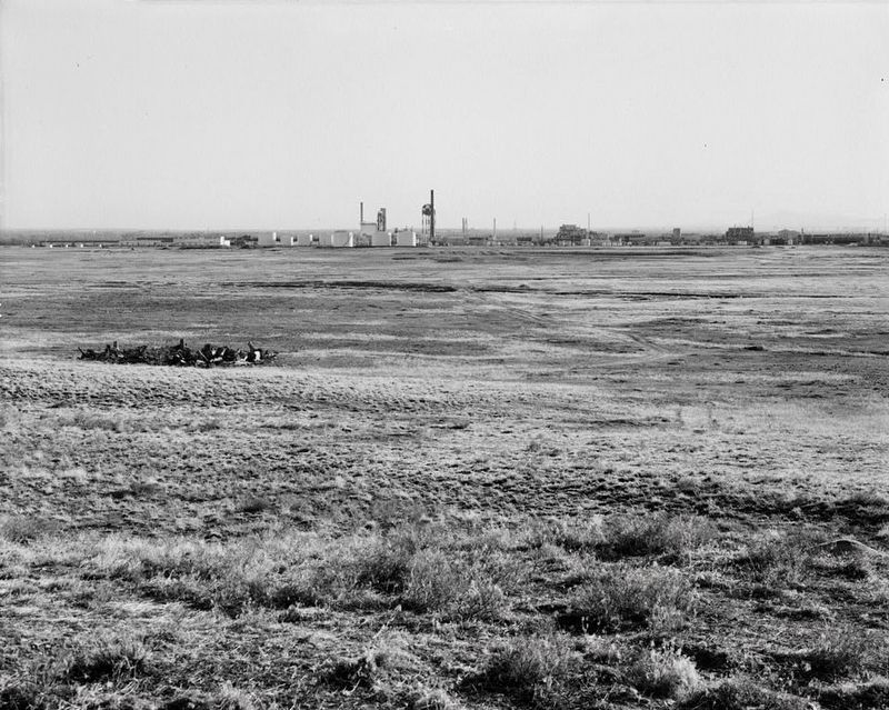 Overall View Of South Plant From Settling Basin Area. View To South. - Rocky Mountain Arsenal image. Click for full size.